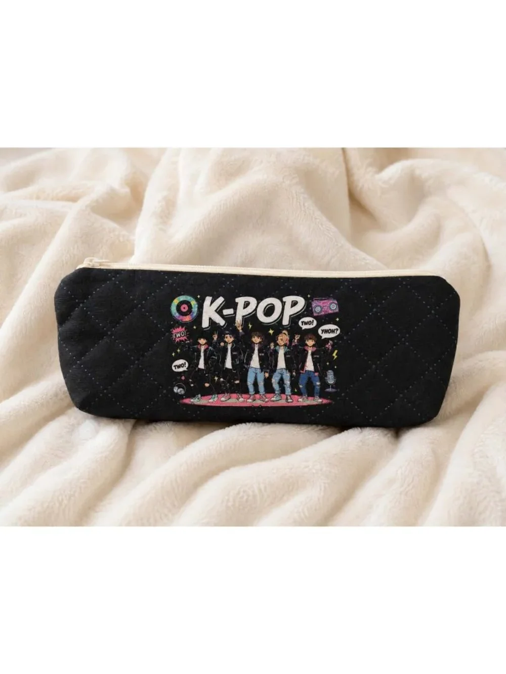 K-Pop Black Pencil Case